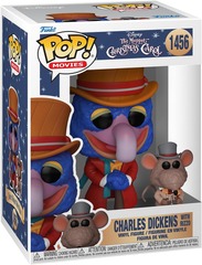 Funko Pop! Movies: Disney: The Muppet's Christmas Carol - Charles Dickens with Rizzo 1456